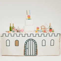 Outlet Cabane de table Château Noir et Beige (90 x 200 cm) Cabane Intérieur