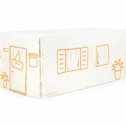 Sale Cabane de table Maison Orange et Beige (90 x 200 cm) Cabane Intérieur