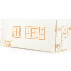 Sale Cabane de table Maison Orange et Beige (90 x 200 cm) Cabane Intérieur