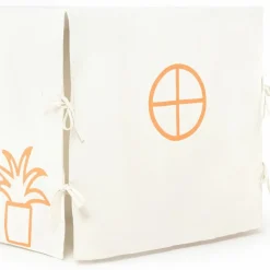 Sale Cabane de table Maison Orange et Beige (90 x 200 cm) Cabane Intérieur