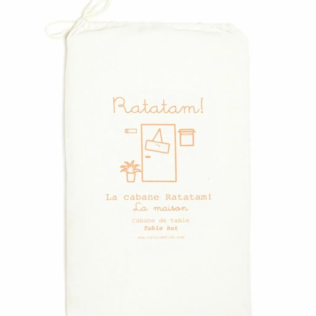 Sale Cabane de table Maison Orange et Beige (90 x 200 cm) Cabane Intérieur