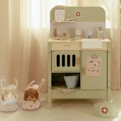 Cabinet de vétérinaire en bois FSC Docteur / Vétérinaire