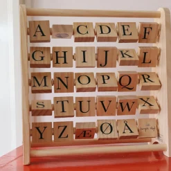 Discount Cadre de cubes en bois abécédaire Apprentissage Lecture Et Écriture