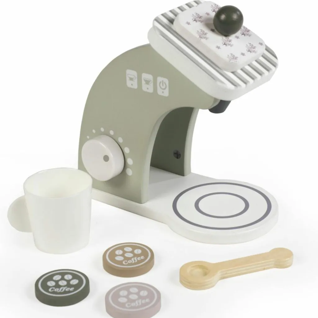 New Cafetière en bois Botton Dînette Et Aliments Factices