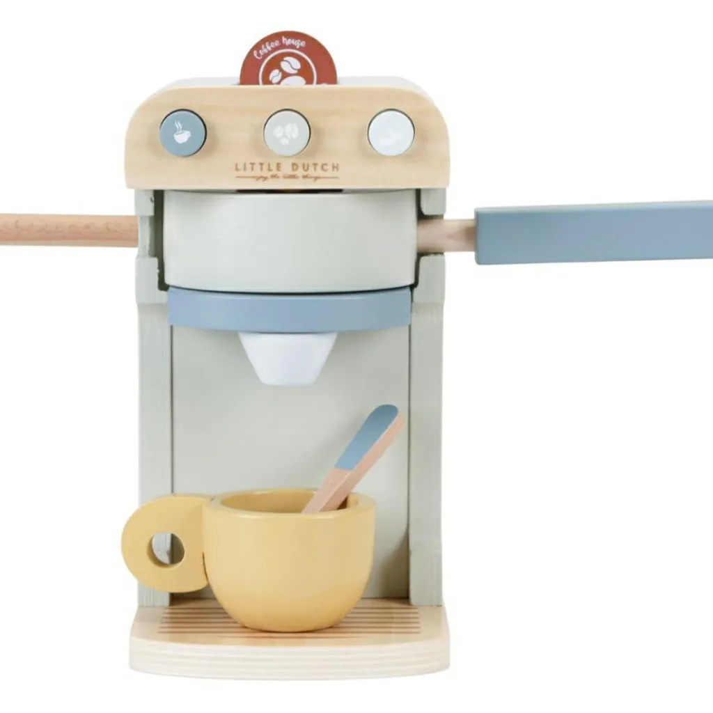 Clearance Cafetière en bois et accessoires Dînette Et Aliments Factices