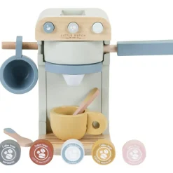 Clearance Cafetière en bois et accessoires Dînette Et Aliments Factices
