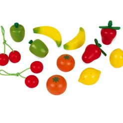 Online Cagette de 12 fruits en bois Dînette Et Aliments Factices