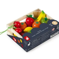 Online Cagette de 12 fruits en bois Dînette Et Aliments Factices