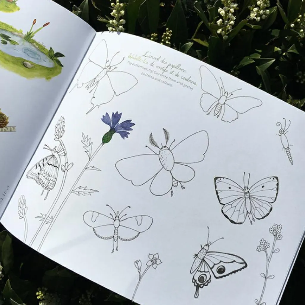 Clearance Cahier d'activités Dans mon jardin Le Jardin du Moulin (36 pages) Jeu D'Observation