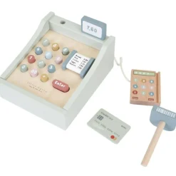 New Caisse enregistreuse en bois Adventure mint Marchand