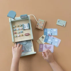 New Caisse enregistreuse en bois Adventure mint Marchand