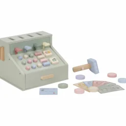 New Caisse enregistreuse en bois FSC Dînette Et Aliments Factices