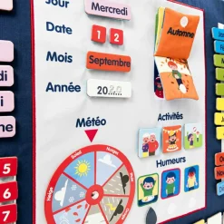 Best Calendrier en tissu Apprentissage Du Temps Et Quotidien