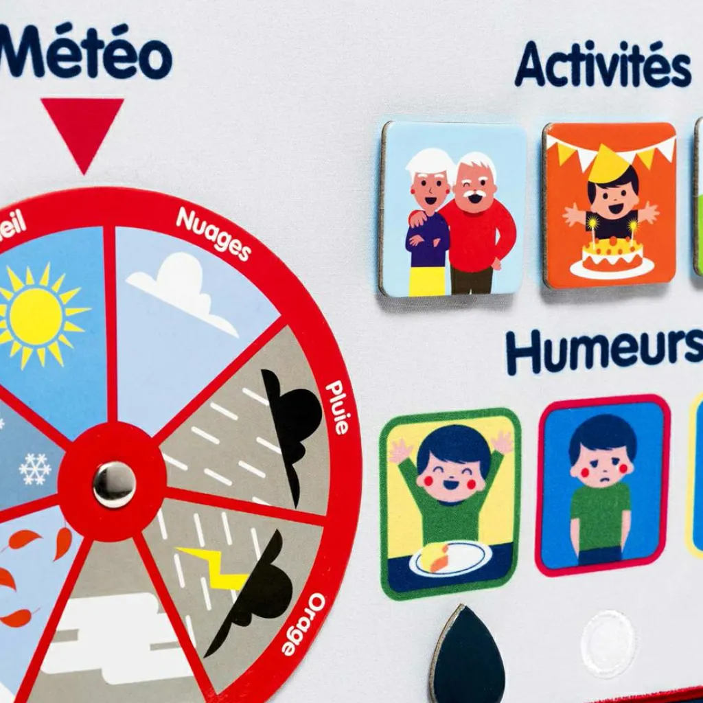 Best Calendrier en tissu Apprentissage Du Temps Et Quotidien