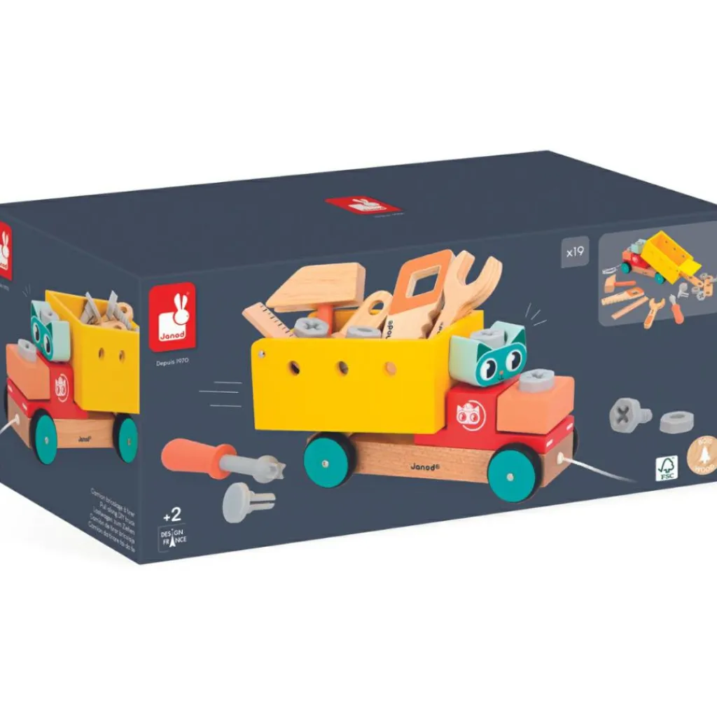 Best Camion de bricolage à tirer Brico'kids Jouet À Tirer / Pousser