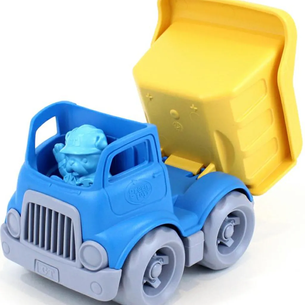 New Camion de construction tombereau bleu et jaune Petites Voitures, Véhicules Et Circuits