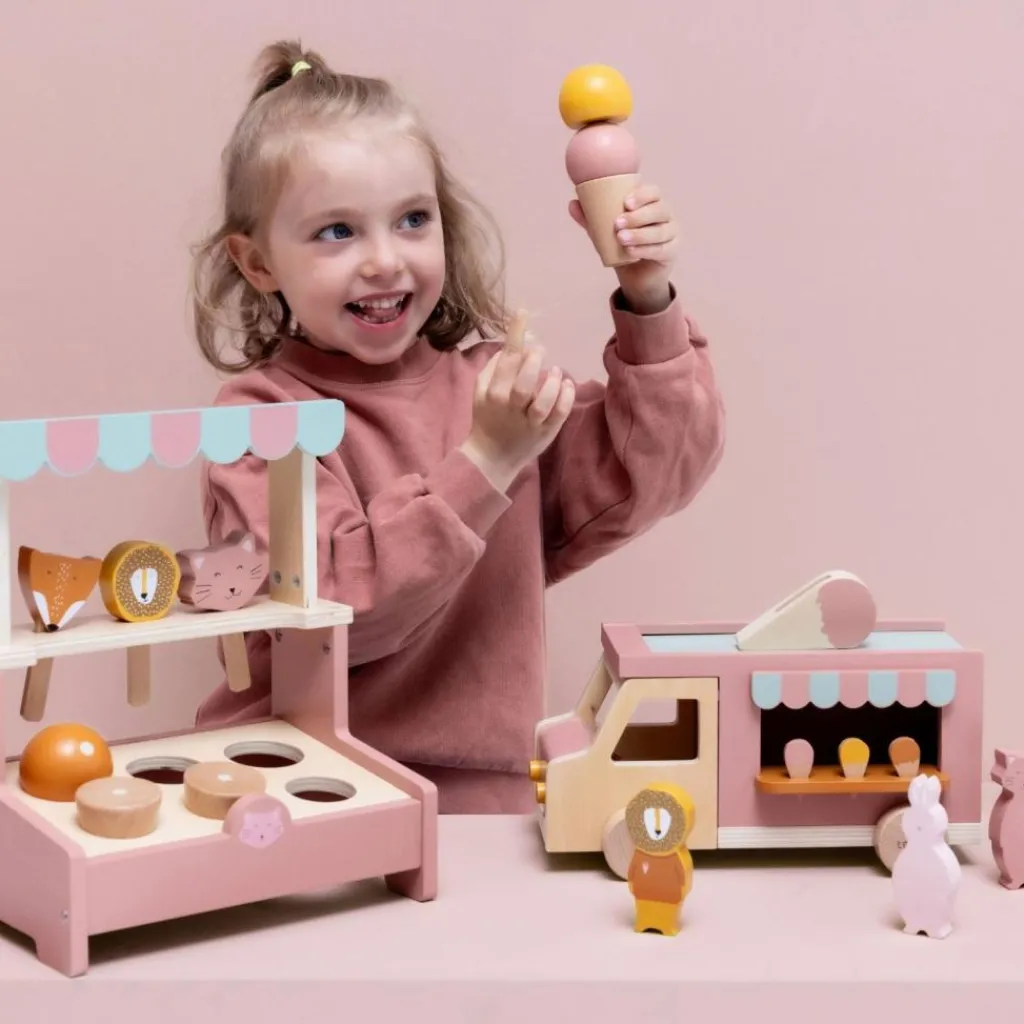 Online Camion de glaces en bois Marchand