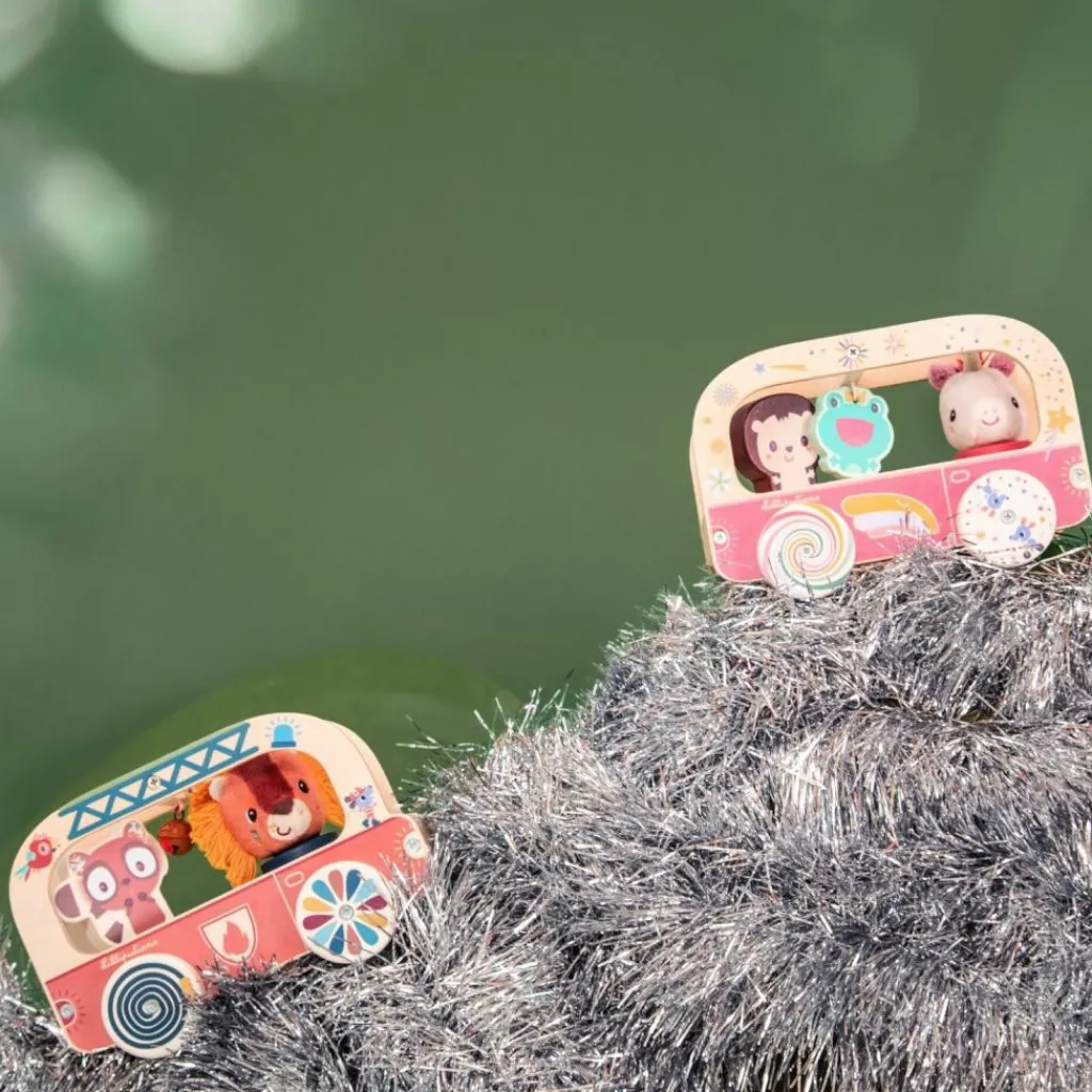 Sale Camion de pompier en bois Jack Jouet À Tirer / Pousser