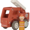 Clearance Camion de pompiers 1er âge en bois Petites Voitures, Véhicules Et Circuits