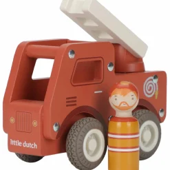 Clearance Camion de pompiers 1er âge en bois Petites Voitures, Véhicules Et Circuits