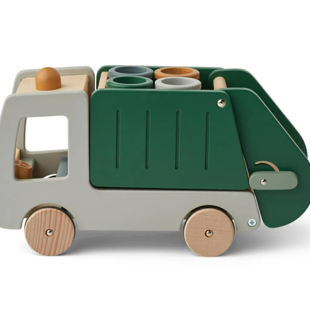 Sale Camion de recyclage en bois Irina Petites Voitures, Véhicules Et Circuits