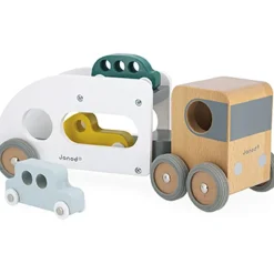 Camion porte-autos et ses 3 véhicules Bolid en bois Petites Voitures, Véhicules Et Circuits