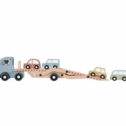 Camion porte-voiture en bois Petites Voitures, Véhicules Et Circuits