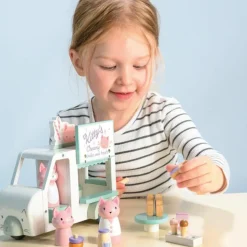 New Camionnette à Milkshake Kitty Maison De Poupée Et Univers De Jeu