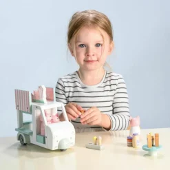 New Camionnette à Milkshake Kitty Maison De Poupée Et Univers De Jeu