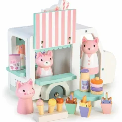 New Camionnette à Milkshake Kitty Maison De Poupée Et Univers De Jeu