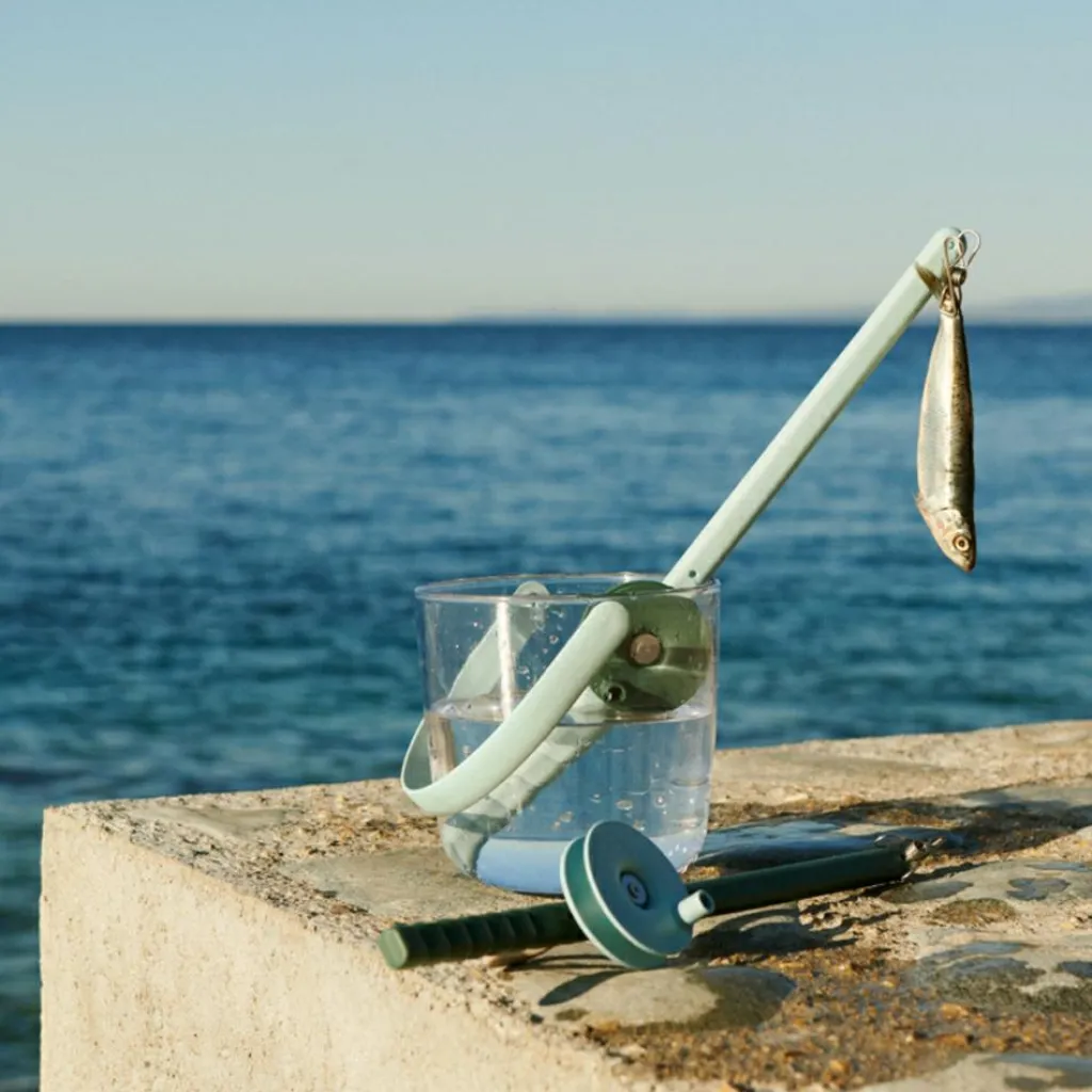 New Cannes à crabe Cora Garden Green (3 pièces) Jouet De Plage / Piscine