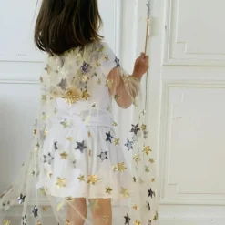 Sale Cape de fée brodée à sequins (4-10 ans) Enfant Déguisement Enfant