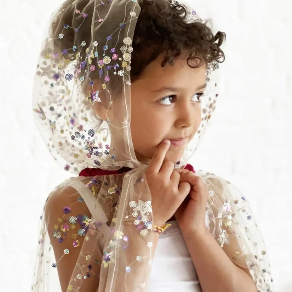 Outlet Cape de fée brodée multicolore (4-10 ans) Enfant Déguisement Enfant