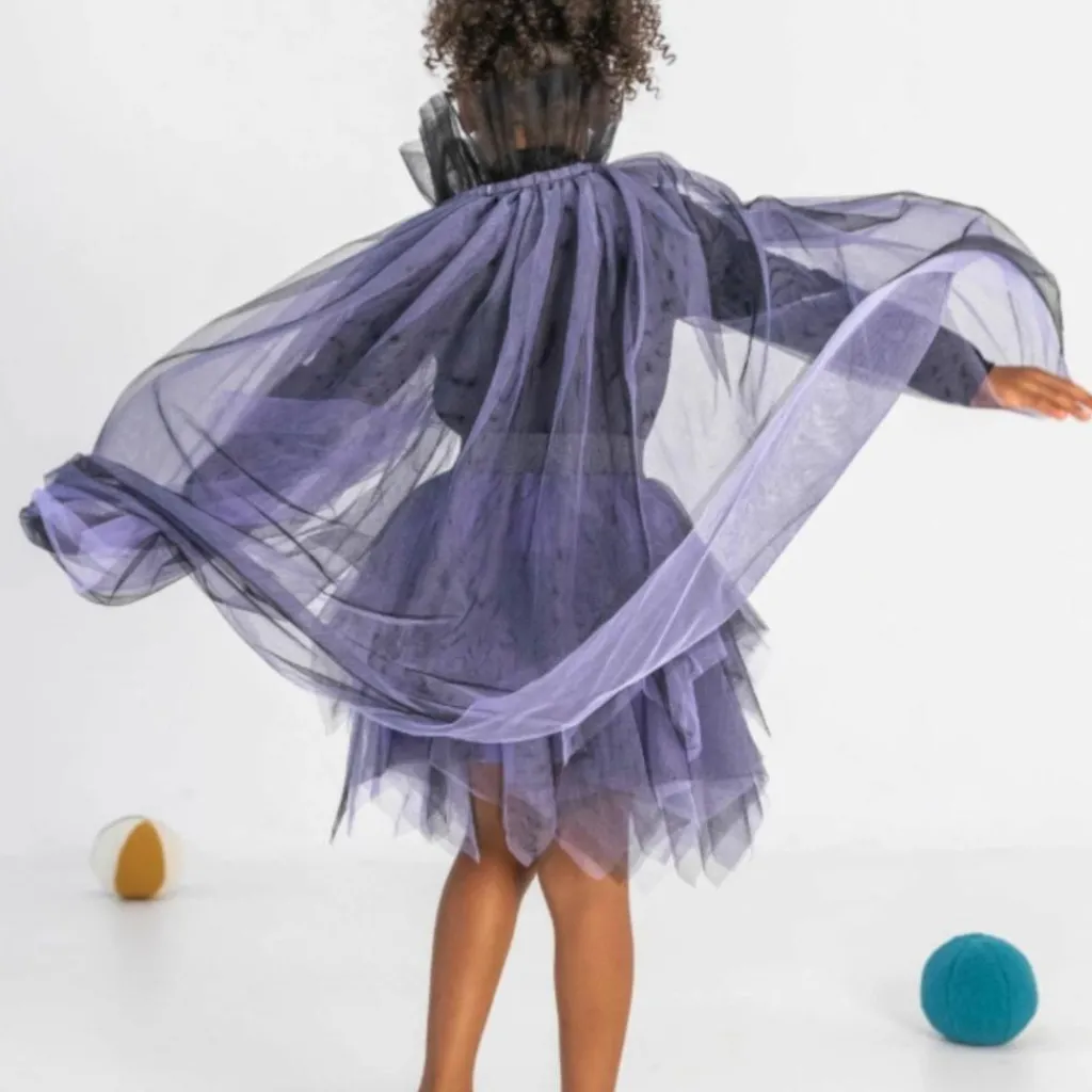 Clearance Cape maléfique Noir Enfant Déguisement Enfant
