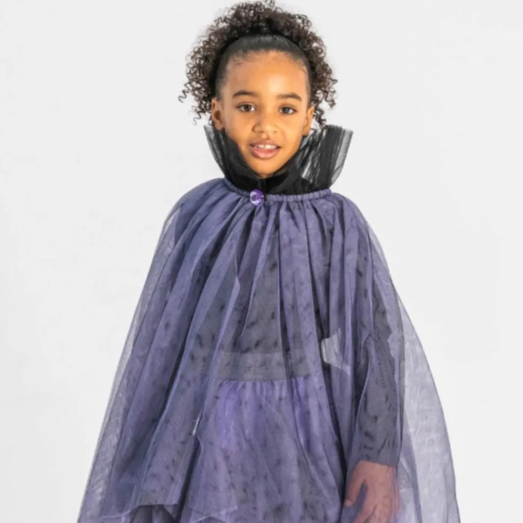 Clearance Cape maléfique Noir Enfant Déguisement Enfant