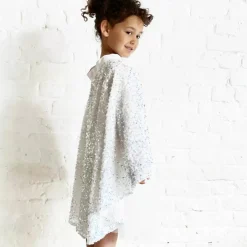 Best Cape Snowhite Blanc Holographique (4-12 ans) Enfant Déguisement Enfant