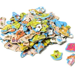 Carte du monde magnétique Recto Verso Jeu Magnétique