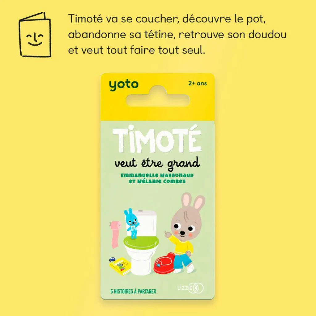 Discount Carte Timoté veut être grand pour Player et Mini Conteuse