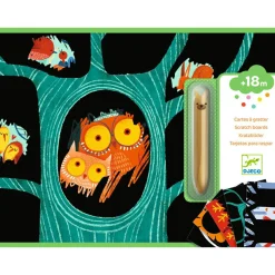 Clearance Cartes à gratter pour les petits Animaux à découvrir Activités Manuelles