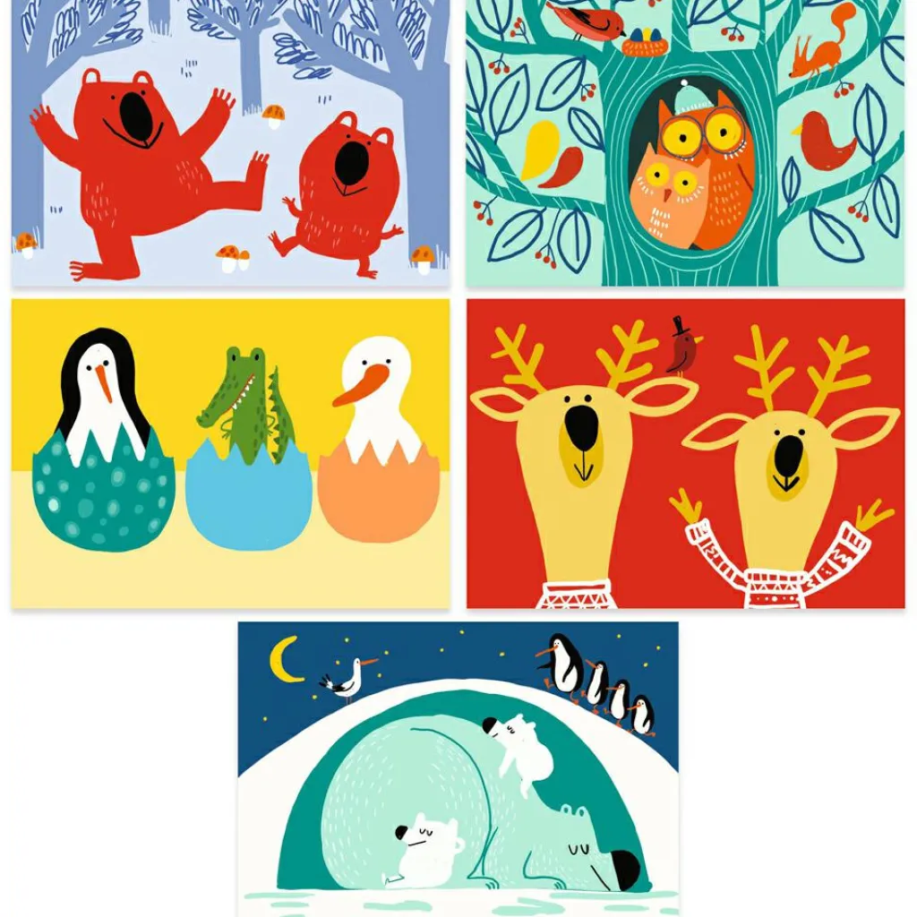 Clearance Cartes à gratter pour les petits Animaux à découvrir Activités Manuelles