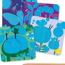 Hot Cartes à gratter pour les petits Toutes petites bêtes Activités Manuelles