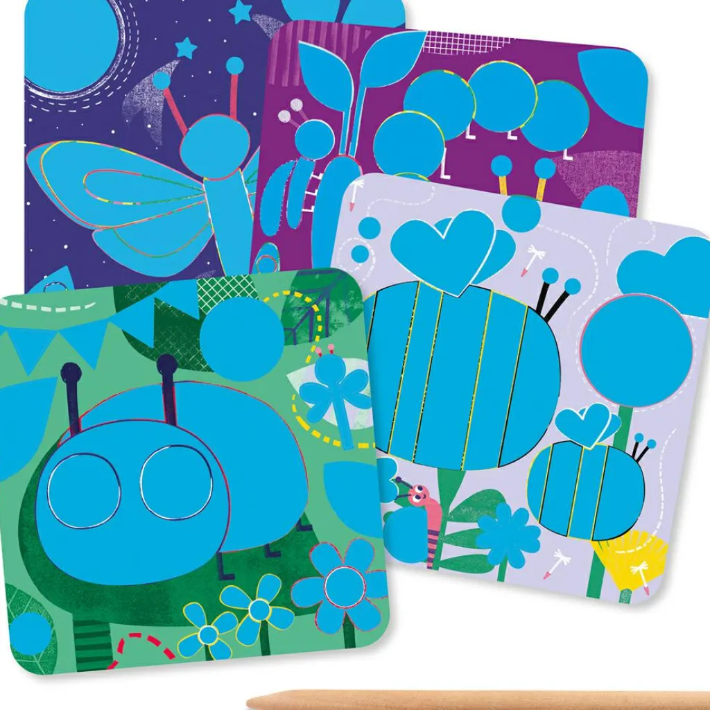 Hot Cartes à gratter pour les petits Toutes petites bêtes Activités Manuelles