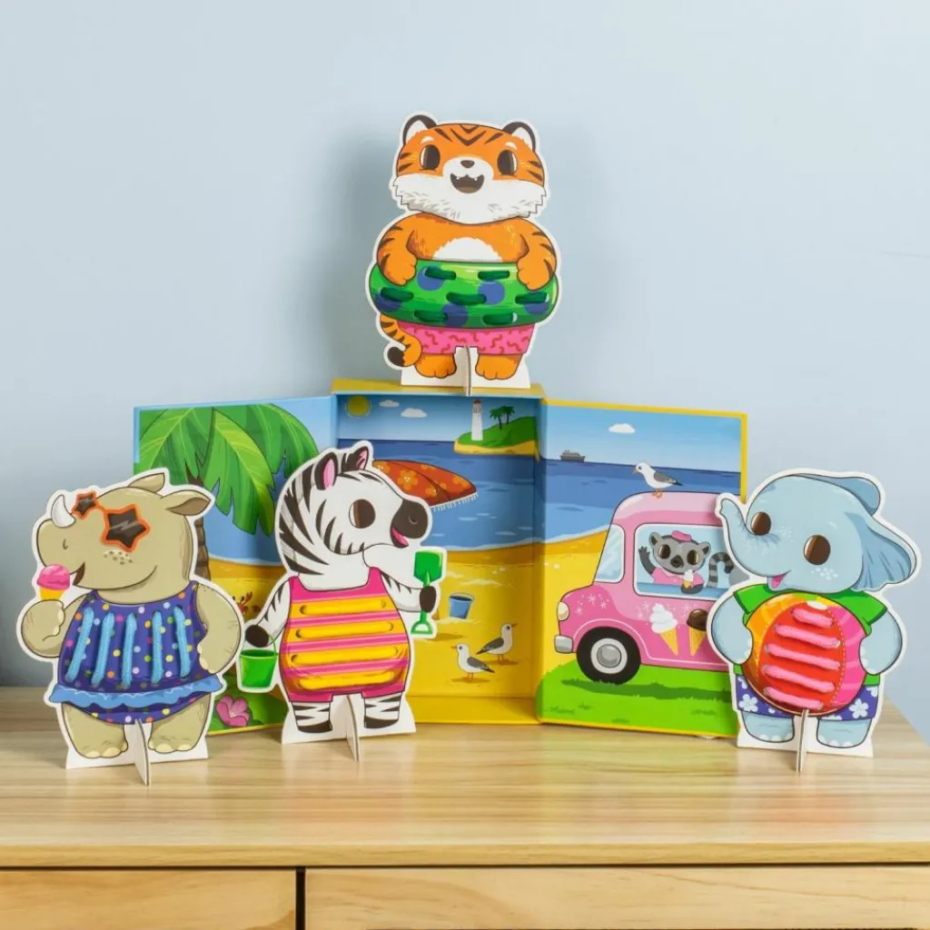 Online Cartes à lacer fête de la plage Jeu De Motricité Fine