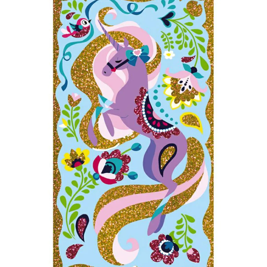 Sale Cartes à pailleter Licornes Les ateliers du calme Activités Manuelles