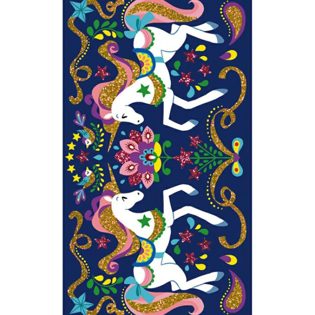 Sale Cartes à pailleter Licornes Les ateliers du calme Activités Manuelles