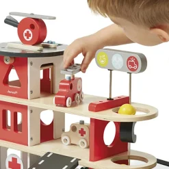 Outlet Caserne de pompiers en bois Bolid Petites Voitures, Véhicules Et Circuits