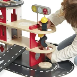 Outlet Caserne de pompiers en bois Bolid Petites Voitures, Véhicules Et Circuits