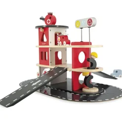 Outlet Caserne de pompiers en bois Bolid Petites Voitures, Véhicules Et Circuits