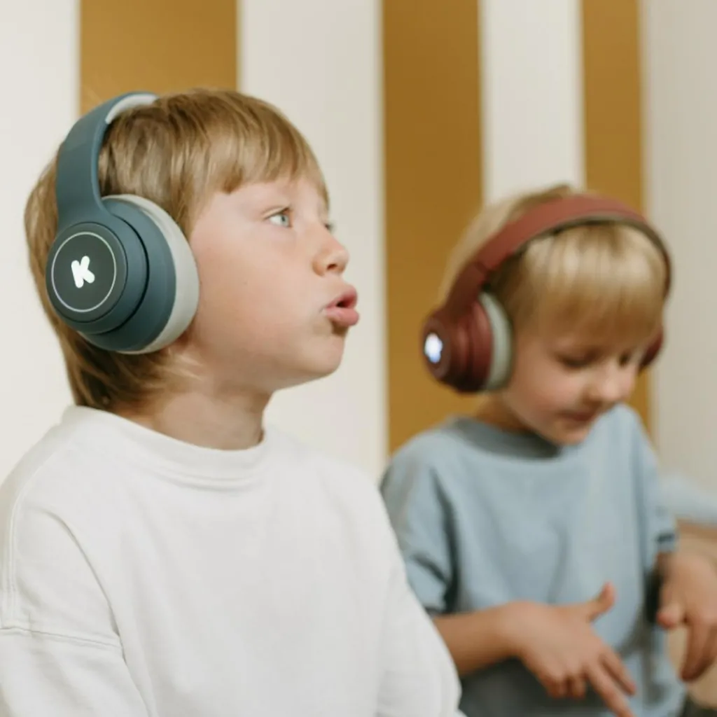 New Casque audio bleu Jouet Éducatif Électronique