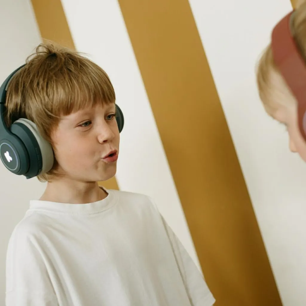 New Casque audio bleu Jouet Éducatif Électronique